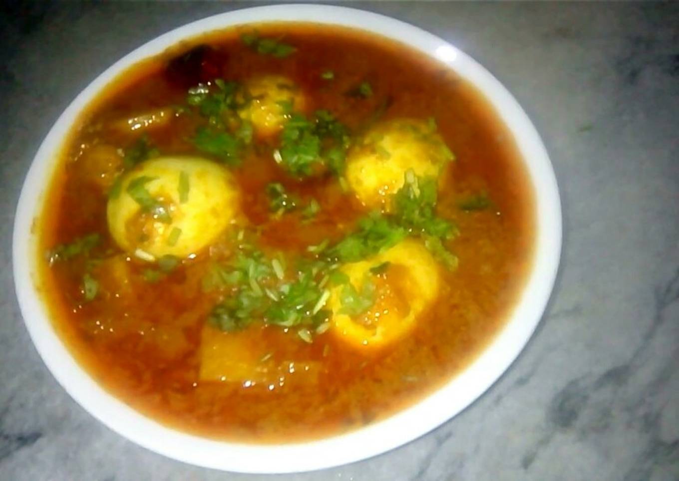 Egg potato qorma
