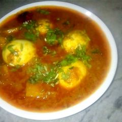 Egg potato qorma A picture of Egg potato qorma.