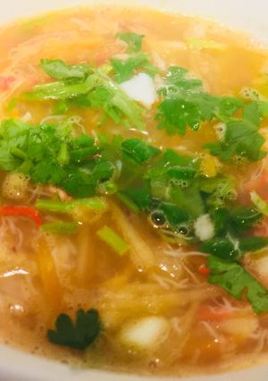 Hình của món Canh cua khoai lang ở Tokyo.