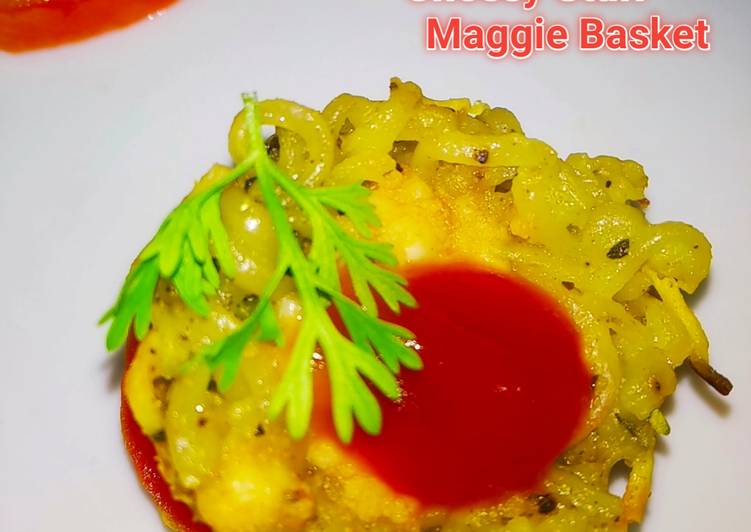 Recipe of Favorite Cheesy Stuff Maggi Basket