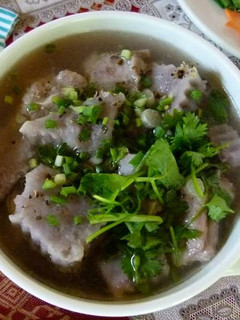 Hình của món Canh sườn non khoai sọ.
