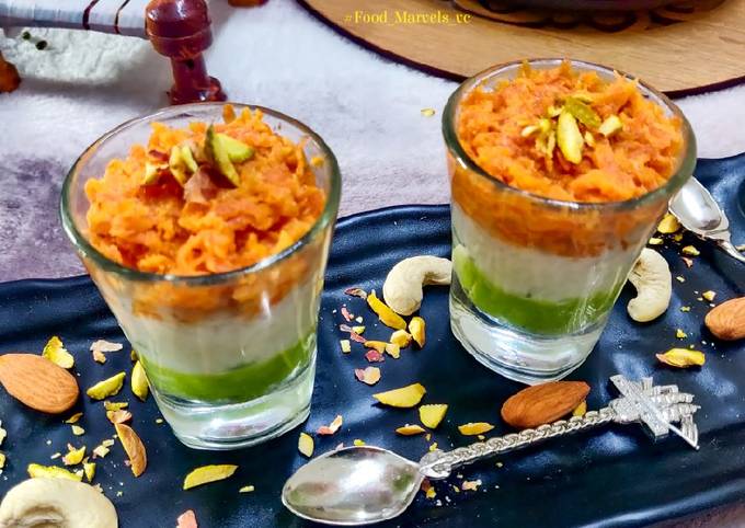 Tri Colour Kheer Peas Rice and Carrot kheer