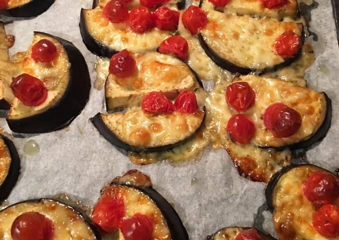 Aubergines pizza