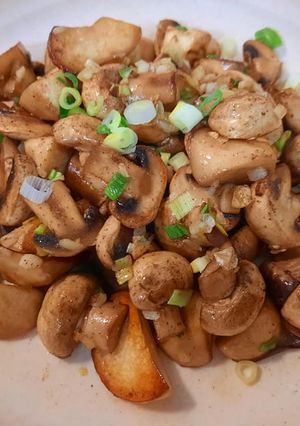 椒鹽雙菇 的食譜成品照片