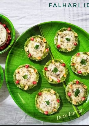 A picture of Falhari Idli Rings / Vrat Ki Idli.