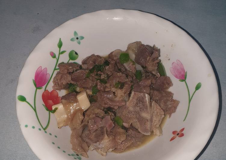 Easiest Way to Prepare Homemade Nyama karanga#4weeks challenge