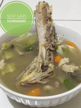 Langkah Mudah untuk Membikin Resep SOP babat dan SOP tulang sapi yang Enak Banget Anti Ribet, Uenak Banget