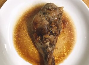 Hình của món Đùi gà hầm xì dầu eat clean.