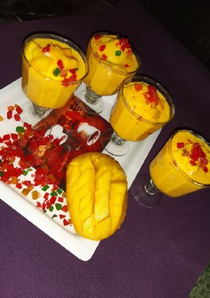 A picture of Mango surprise delight.