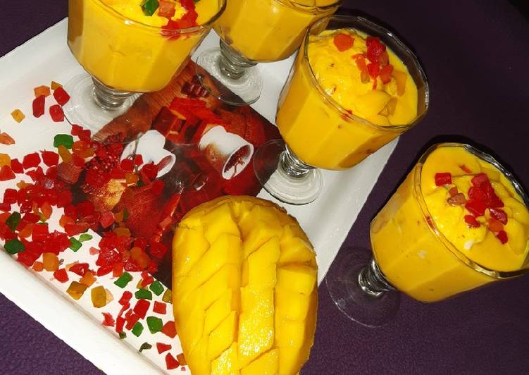 Recipe of Any-night-of-the-week Mango surprise delight