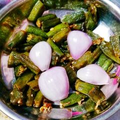 A picture of Kurkuri Bhindi.