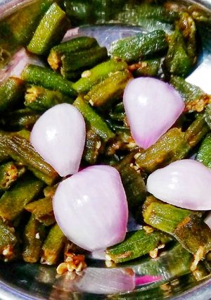 A picture of Kurkuri Bhindi.
