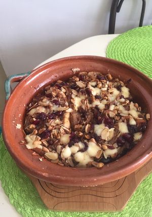 A picture of Capirotada.