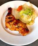 Eatclean/ Lunch - Bữa trưa #07 (Đùi Gà Nướng + Rau Cải Thảo Xào)