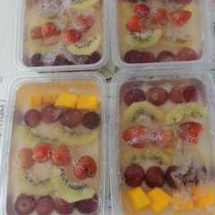 Foto resep Puding Buah Susu