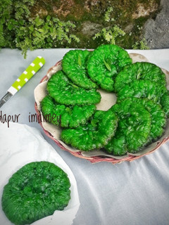 Foto resep Kue cucur pandan (3 bahan)