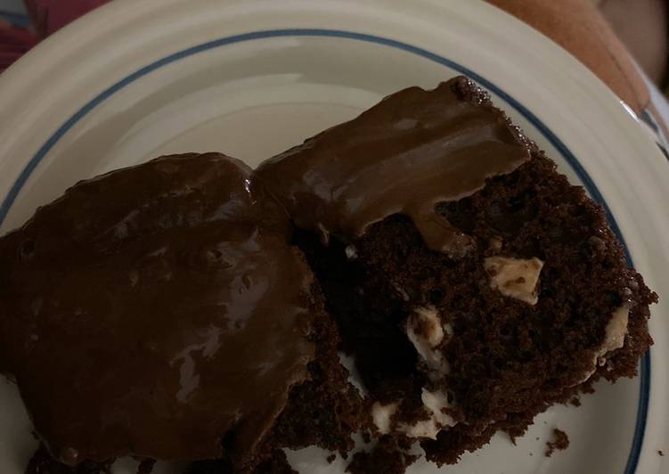 Recipe of Any-night-of-the-week Chocolate Peppermint Poke Cake