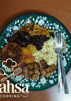 عکسی از دستور رشته پلو