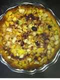 Tarte aux pommes et cassis