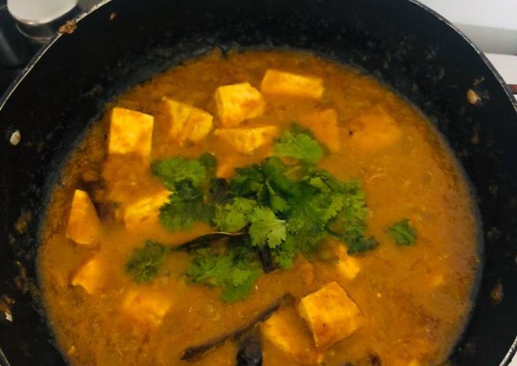 Recipe of Any-night-of-the-week Paneer curry