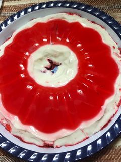 صورة لوصفة جلو مع الحليب طبقات