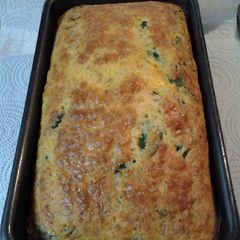 A picture of No Crust Quiche.