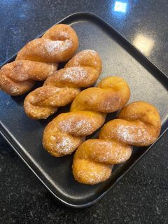 صورة لوصفة الدونات الكورية (هشة ولذيييذة) 😍❤️
