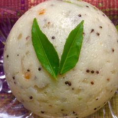 A picture of Chana dal Rava Upma.