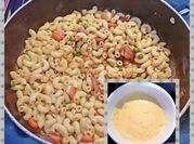 A picture of red chilli pasta