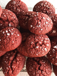 Una foto de Galletas Red Velvet