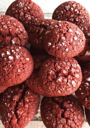 Una foto de Galletas Red Velvet