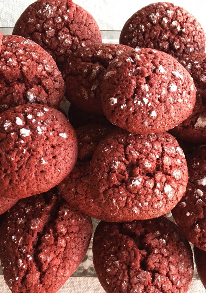 Una foto de Galletas Red Velvet