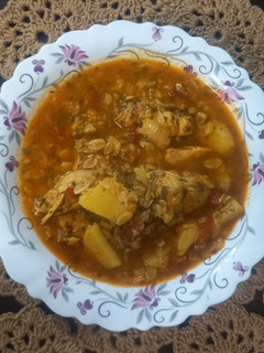 عکسی از دستور سوپ سبزیجات❤