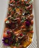 Tiradito cítrico de salmón