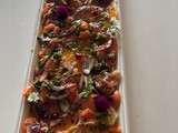 Tiradito cítrico de salmón