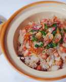 XÔI đậu phộng - thịt băm