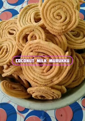A picture of Coconut milk murukku.