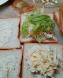 Sándwich de pollo súper