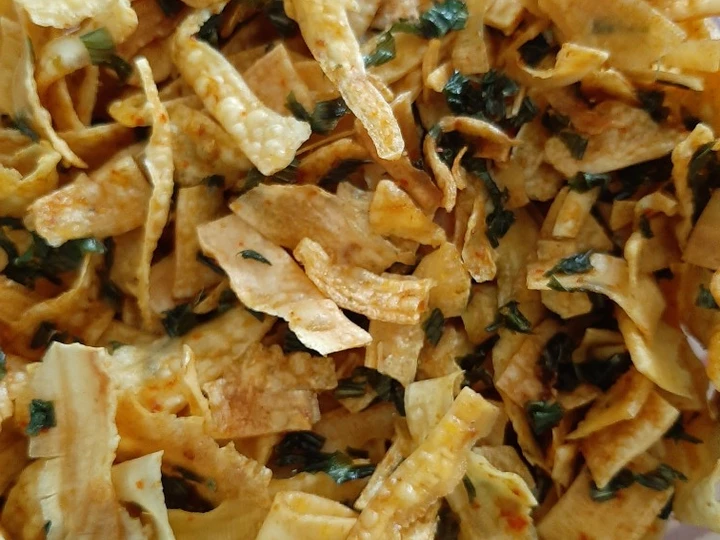 Langkah Gampang Membikin Resep Kerupuk/keripik singkong yang Bisa Manjain Lidah Anti Ribet, Sempurna