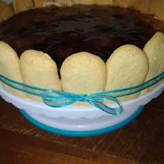 Una foto de Pastel tiramisú