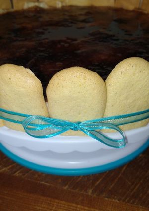 Una foto de Pastel tiramisú