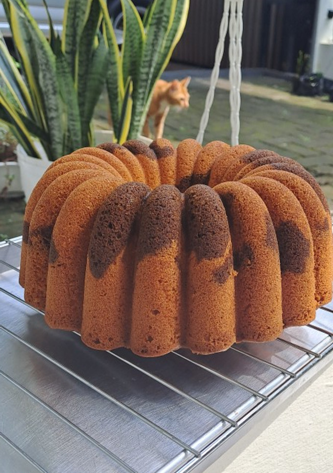 Foto resep Bolu marmer 5 Telur moist dan tidak seret