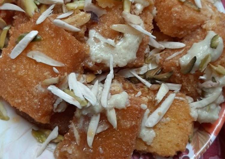 Recipe of Super Quick Homemade Double ka meetha