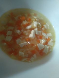 Foto resep MPASI 9M+ : Sop Ayam Kentang Wortel Tahu