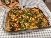 Une photo de pomme de terre filet poulet