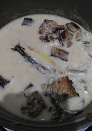 Foto resep Ikan cakalang kuah kelapa pedas
