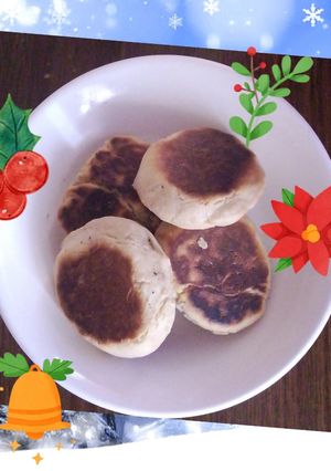 A picture of Condensed Milk Gorditas or Cloud Bread ☁️.