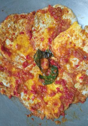 Foto resep Telur ceplok balado