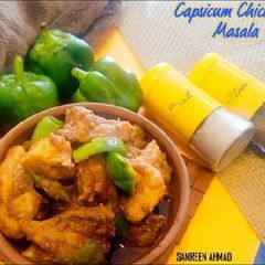 A picture of Capsicum Chicken Masala.