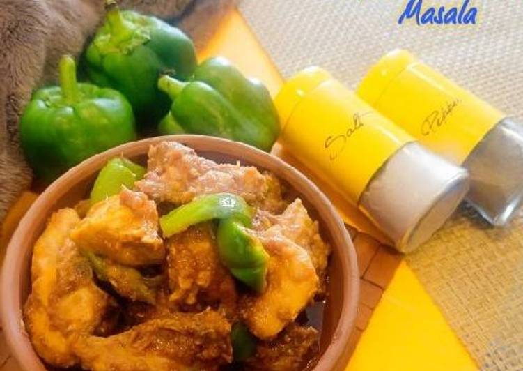 Steps to Prepare Award-winning Capsicum Chicken Masala